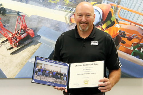 CANCO superintendent an MBI Safety Champion